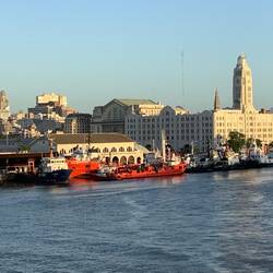 Leaving Montevideo.