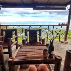 Die schöne Terasse in Siquijor 🧡