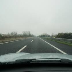 Der Abschied fällt bei Nieselregen nicht so schwer