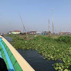 Heading into the farmer's village