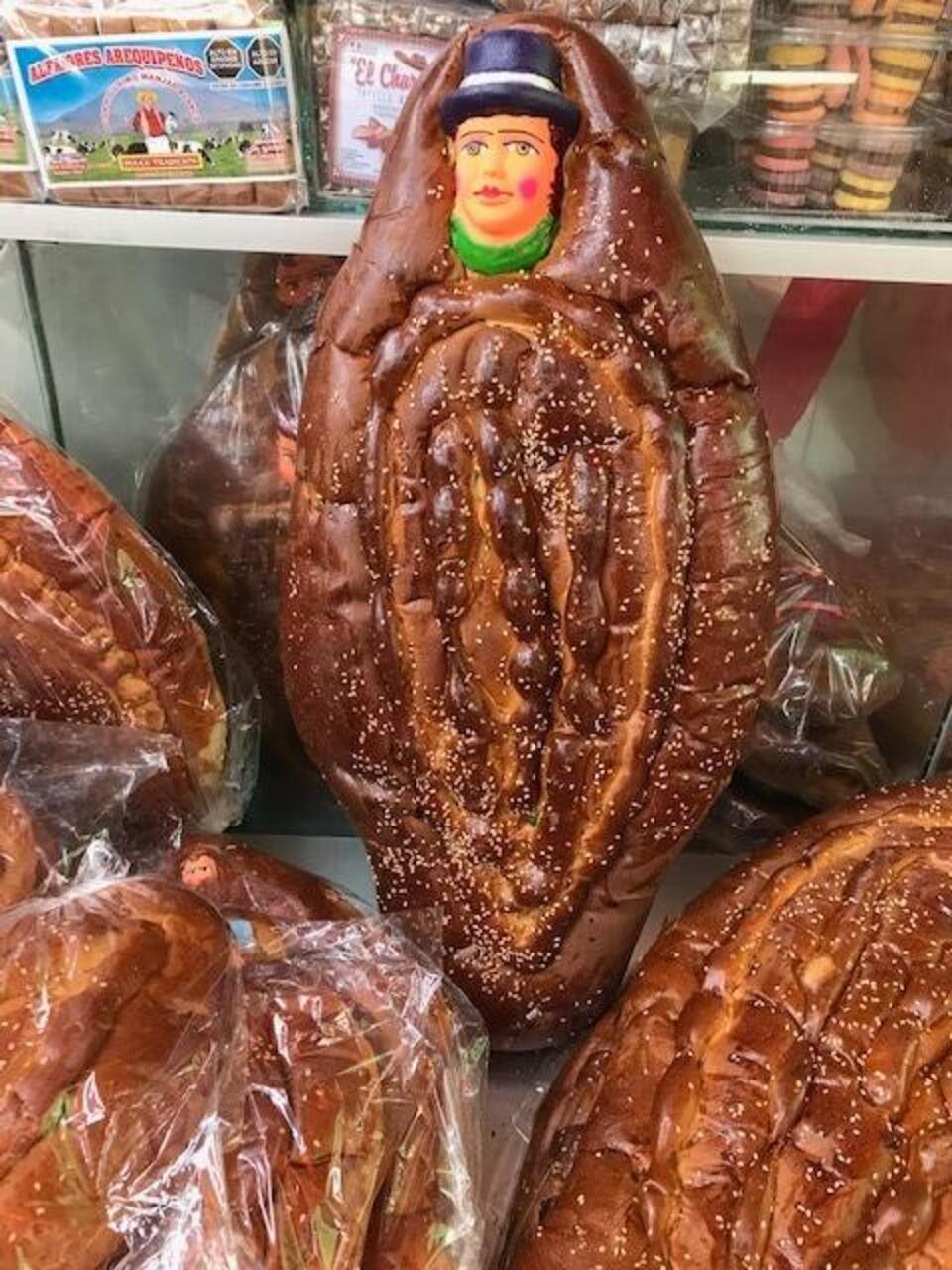 Bread made to look like mummies