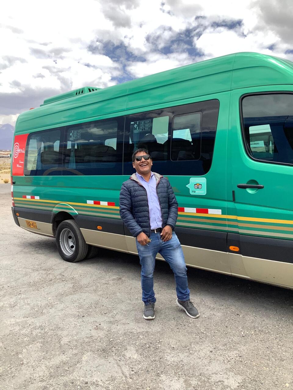 Freddy, our driver.
