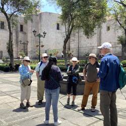 Courtyard at Iglesia de San Francisco