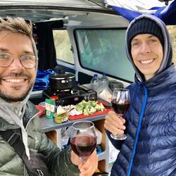 Beim Abendessen machen... 😉