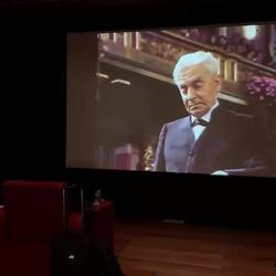 The lounge movie salon is featuring a concert this morning — Miles & Smiles Lounge @ IST.