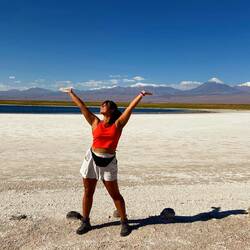 At the Laguna Cejar