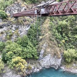 Die Brücke, wo das kommerzielle "Bungee Jumping" erfunden wurde
