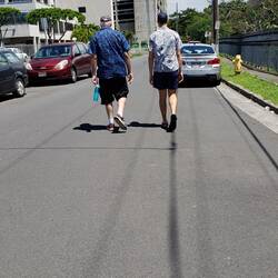 Father and son