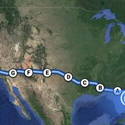 Our tentative route home