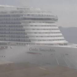 Costa Smeralda, neblig hier