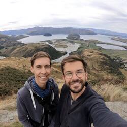 Selfie auf dem Gipfel 😊