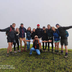 Abschied von Julio und bald auch von der tollen Wandergruppe (aus dem Common Wealth)