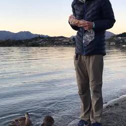 ... mit Entenfütterung