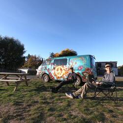 Chillen auf dem Campingplatz