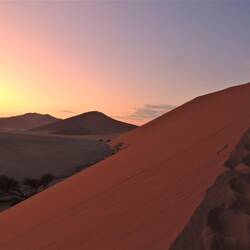 Sunrise (almost) on top of Dune 45