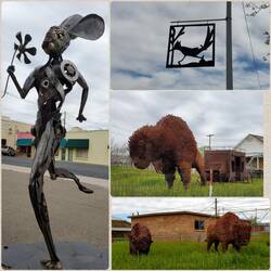 Kingman metal art