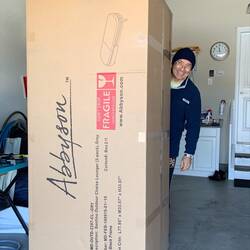 Big box = no chaise lounge assembly required? Colorado Springs, CO.