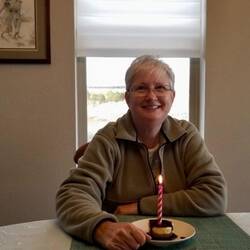 The only birthday candle in the house is bigger than the cake ;-) — Colorado Springs, CO.