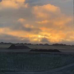 The clouds are no match for the winds battering the plains — Colorado Springs, CO.