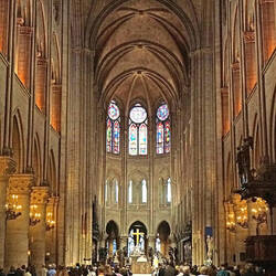 Nave of Notre-Dame de Paris