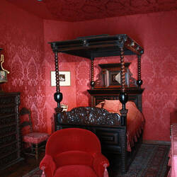 Bedroom where Hugo died
