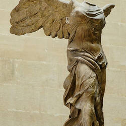 The Nike of Samothrace (Winged Victory), marble, c. 190 BC