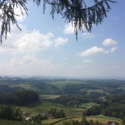 ... mit fantastischem Usblick ...