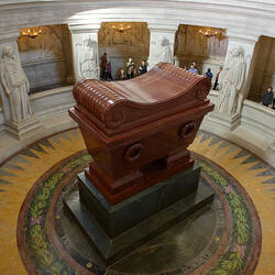The sarcophagus of Napoleon Bonaparte