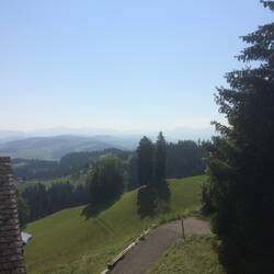 … duur klaini Lucke hets weeneli e Ussicht gäh - dr Räscht isch vom Nobelhotel Moosegg verbaut … 😡