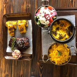 Traditional South African dish & bbq ribs