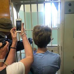 Nelson Mandela's prison cell