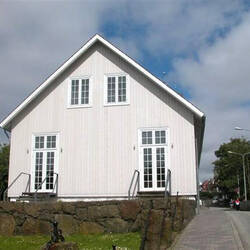 Løgting house in Torshavn, built in 1856.