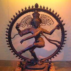 Sculpture of Shiva in the Museum