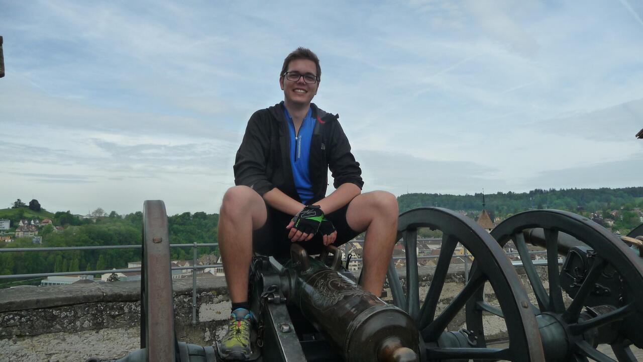 Auf dem Munot in Schaffhausen.