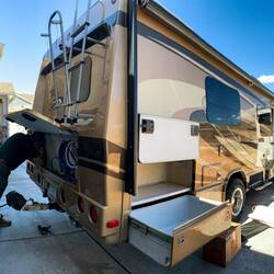 Getting the RV ready for the camping season — Colorado Springs, CO.