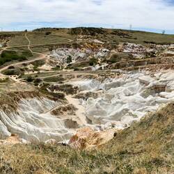 View of the Paint Mines from the Overlook — Calhan, CO.