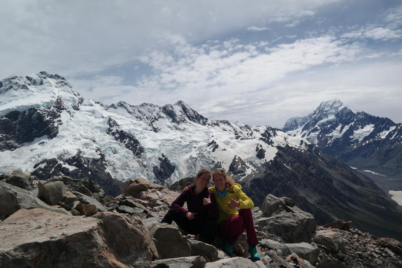Mt. Ollivier; im Hintergrund Mt. Cook