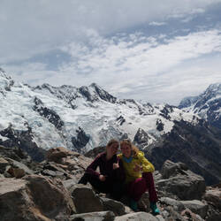 Mt. Ollivier; im Hintergrund Mt. Cook