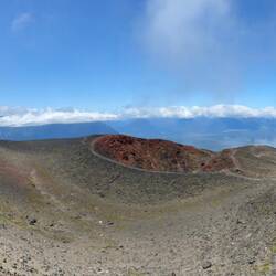 Blich vom Krater auf den See