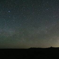 Fast ohne Lichtverschmutzung gelingen tolle Sternenbilder