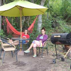 Wir haben sogar eine Parilla