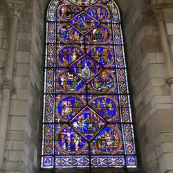 Vitrail du Bon Samaritain