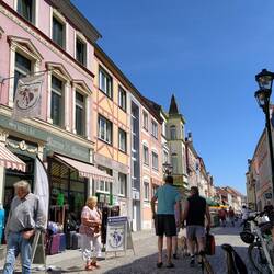 Volle Fußgängerzone