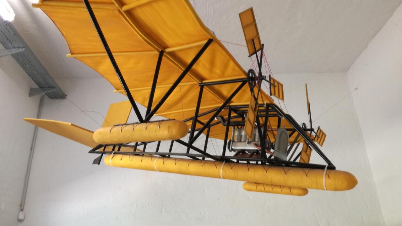 Das erste Wasserflugzeug in Deutschland