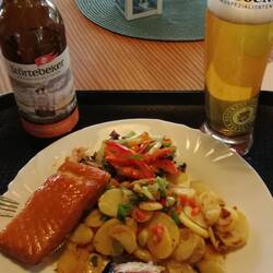 Geräucherter Aal und Lachs