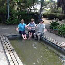 The Geothermal Park and a toasty paddling pool!