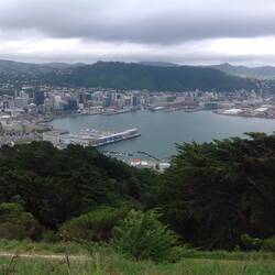 View over the most southerly capital on earth