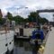 Volle Schleuse von Mirow