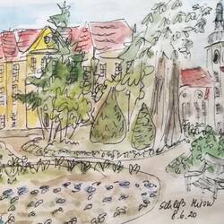 Schloß Mirow von hinten