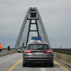 Die Fehmarnsundbrücke...